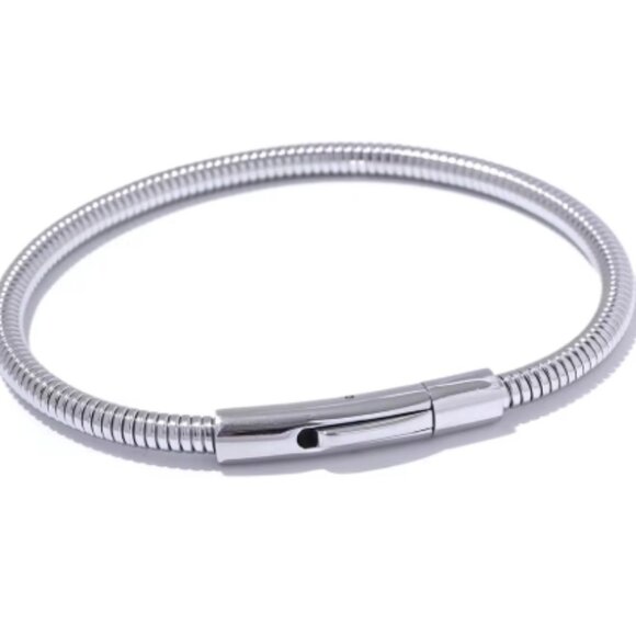 Link Bracelet, Statement Bracelet, Stackable Bracelet, Silver Bracelet, Jewelry - Picture 1 of 1